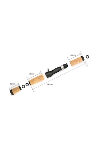 Shineyee Aa Kork Malzeme Olta Kolu Kolu Seti, Dıy Liyue Olta Kolu Kork Kolu Seti, Hafif Ve Dayanıklı, Dış Mekan Aktivitesi İçin Uygun, Numara 5