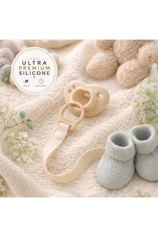 Tgm Baby Ultra Premium Silikon Kalpli Emzik Plus Açık Kahverengi
