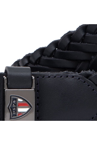 U.S. Polo Assn. Erkek Örgülü Kemer K24ak003 Kahve