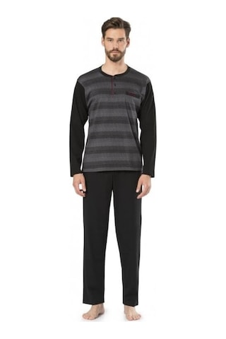 Pierre Cardin 5193 Erkek Jakarlı Pijama Takımı Damatlık Kutulu