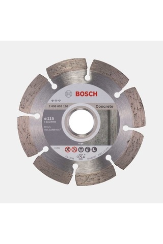 Bosch Elmas Disk 115 Mm Standart For Concrete