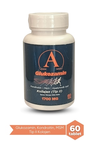 Ayos Life Glukozamin Kolajen Kondroitin Msm Hyaluronik Asit ve Tip-II Kolajen İçeren Takviye Edici Gıda 60 Tablet