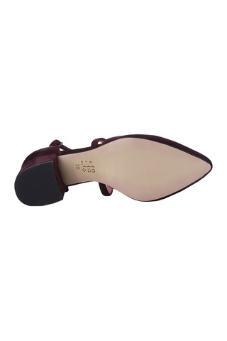 Hobby 26530s Süet Deri Stiletto Kadın Ayakkabı Bordo