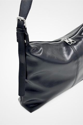 Lovelystore Yumuşak Deri Orta Boy Kadın Hem Omuz Hem Çapraz Çanta 35x24 Siyah