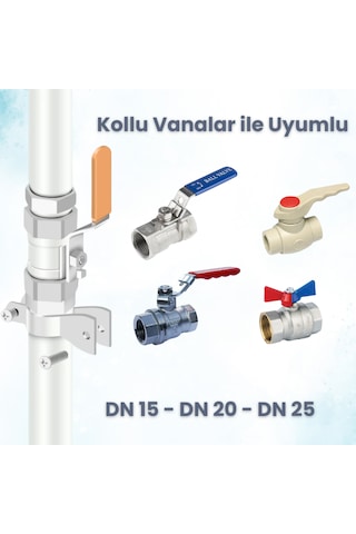 Zigbee Pilli Su Gaz Vana Kontrolcüsü Tuya, Smart Life Uyumlu