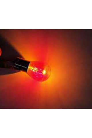 2 Adet 12v P21w 93 Tek Duy Düz Tırnak Amber Diadem Chrome Ampul Ba15s