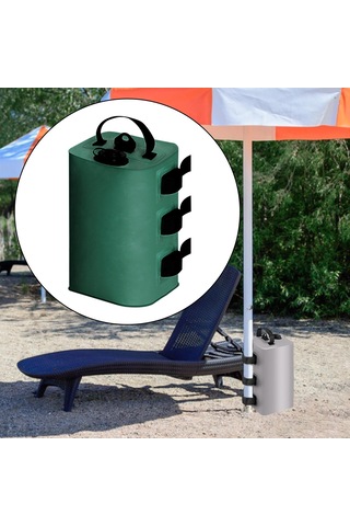 Dolıty Gölgelik Su Ağırlık Çantası Katlanır Bacak Yeşil-10-l 10 L Çok Renkli