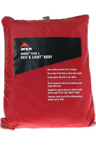 Msr Body Hubba Tour 3 Kişilik Çadır Tabanlığı Red Çok Renkli