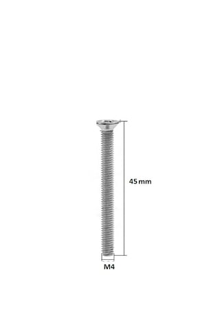 M4x45 Mm Vida + Somun + Pul Vida Takım Set 20 Adet