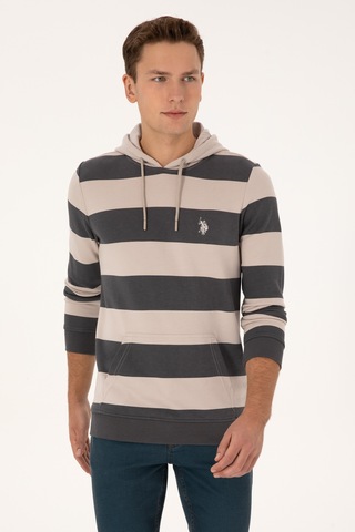 U.s. Polo Assn. Erkek Gri Sweatshirt 50316366-vr024 Grı