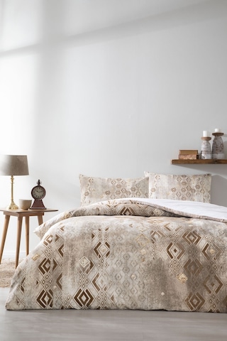 Özdilek Castanho Çift Kişilik Soft Life Saten Nevresim Takımı 332367