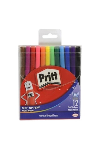 Pritt Alman Markası 12 Renk Keçeli Kalem - Henkel