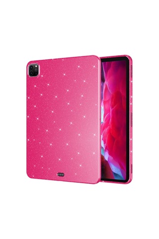 İpad Pro Uyumlu 11 2020 2.nesil Simli Parlak Görünümlü Tablet Koton Kılıf Arka Kapak