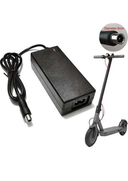 42v 2a Xıaomı Scooter Şarj Adaptörü M365/m365pro/pro2 Nınebot Tüm Modeller Tek Pim Uç-laptop Tip