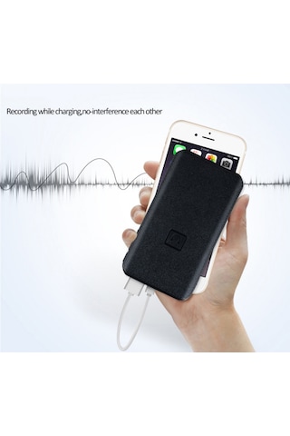 Kingline Mıknatıslı Powerbank Ses Kayıt Cihazı
