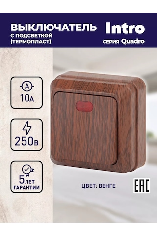 Intro Aydınlatmalı Tekli Anahtar 123805943