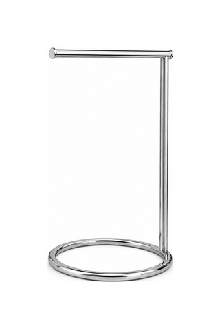 Parlak Silver Dikey Havluluk Havlu Askılığı Tezgah Üstü Banyo Mutfak Organizer Paslanmaz Metal Gümüş