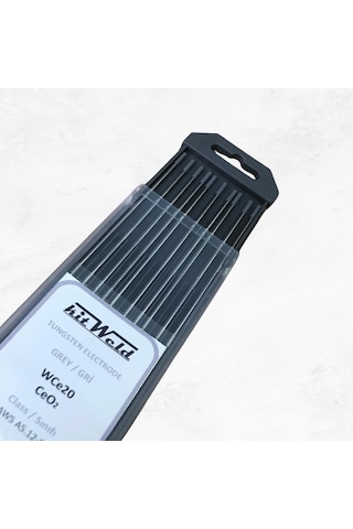 Tungsten Elektrot Gri Ø1.6x175mm. - 1 Paket 10 Adet Tungsten Elektrot Gri Ø1.6x175mm. - 1 Paket 10 Adet