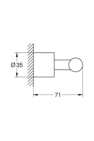 Grohe Bornoz Askısı Atrio Warm Sunset 40890da0 Metalik