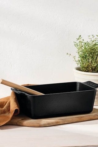 Le Creuset Dikdörtgen Döküm Profesyonel Fırın Kabı 23cm Fırın Tepsisi Mat Siyah 23 Cm