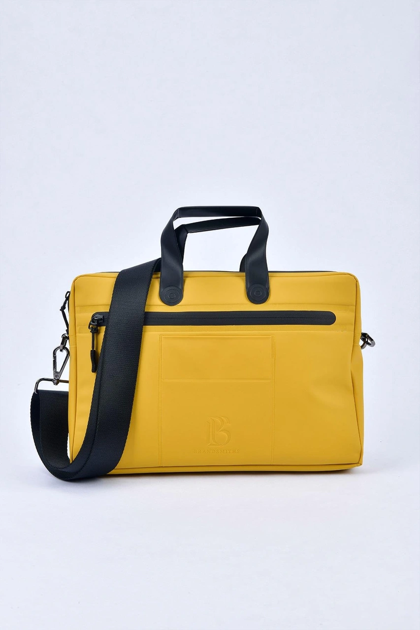 Brandsmithshop Mustard Hardal Align Laptop Çantası Çok Renkli