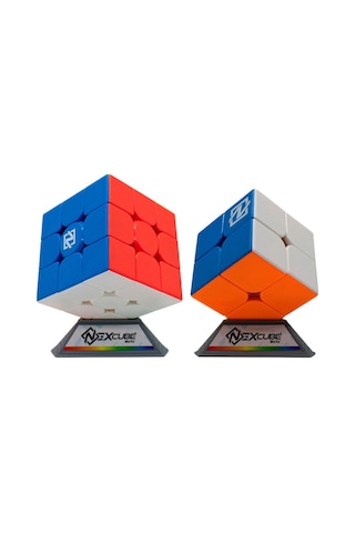 Nexcube 2x2 + 3x3 Classic Set Zeka Küpü Akıl Küpü Rübik Küp