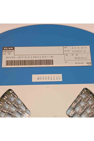Rvh-6v331mg10u-r 330mf 6.3v 8x10 Smd Kondansatör 112 Adet