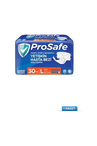 Prosafe Belbantlı Yetişkin Hasta Bezi Büyük 30'lu L