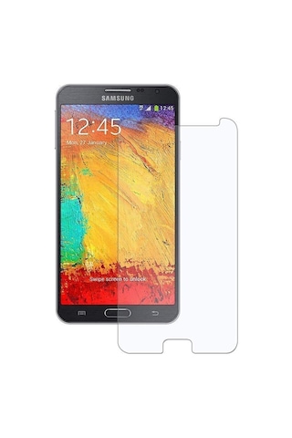 Samsung Uyumlu Galaxy Note 3 Neo (N7500) Nano Kırılmaz Cam Ekran Koruyuc Şeffaf