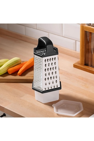 Nehir Paslanmaz Çelik Altıgen Hazneli Rende