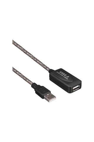 Pm-4952 30 Metre Şeffaf Korumalı Usb 2.0 Uzatma Kablosu