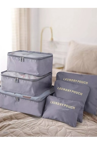 Lıtebag Valizdeki Eşya Ve Çarşafların Saklanması İçin Seyahat Düzenleyici 205352132 Gri