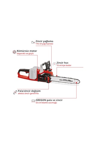 Einhell GE-LC 36/35 Li-Solo Akülü Ağaç Kesme Makinesi - 4501780
