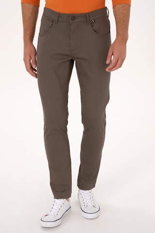 U.s. Polo Assn. Erkek Vizon Pantolon Kanvas-chino 50316835-vr052 Vizon