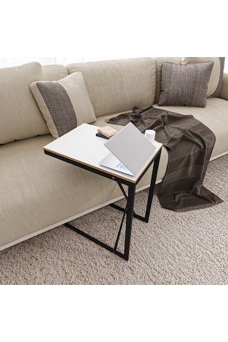 C Sehpa Yan Sehpa Zigon Sehpa Beyaz 1411