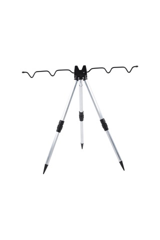 Wezone Alüminyum Alçı Tripod Olta Asma Aleti: 5 Olta Destekli, Çekirdekli, Taşınabilir Ve Dayanıklı Olta Tutucu