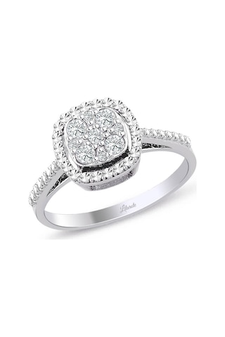 Lilarote 0.19 Ct Modern Tasarım Coronet Yüzük