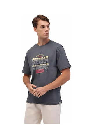 Kinetix Ml Lıber 11vntg200 5fx Gri Erkek Kısa Kol T-shirt 000000000102006418 Gri