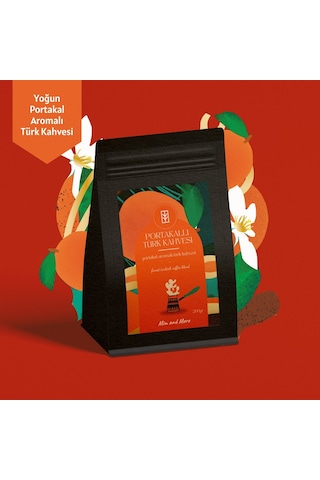 Mim And More Portakallı Türk Kahvesi Portakal Aromalı Türk Kahvesi 200 G
