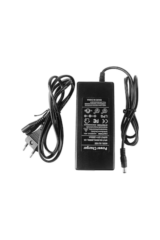 Reedark 42v Elektrikli Scooter Şarj Cihazı, Li-poly Batarya İçin, Dc Yuvarlak Uç, Avrupa Standartı 220v , Plastik Malzeme, 200g Ağırlık