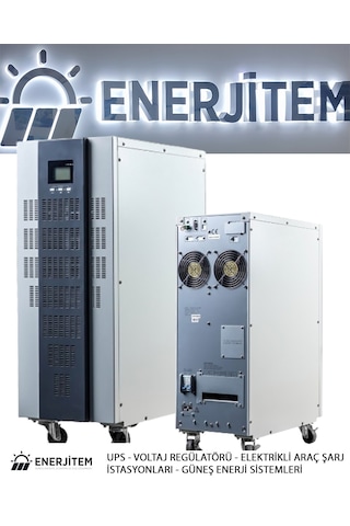 6 Kva, 6000 Va Online Ups 1f/1f 16 7 Ah Akü 5/15 Dakika Besleme