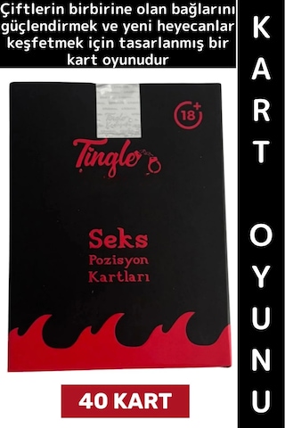 Kartoyunu Eğlenceli Romantik Keyifli Vakit Etkinlik Sevgili Çift İlişki Yetişkin 40 Kartlı Oyun