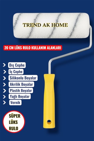 Lüks 20 Cm İç Ve Dış Cephe Boya Rulosu