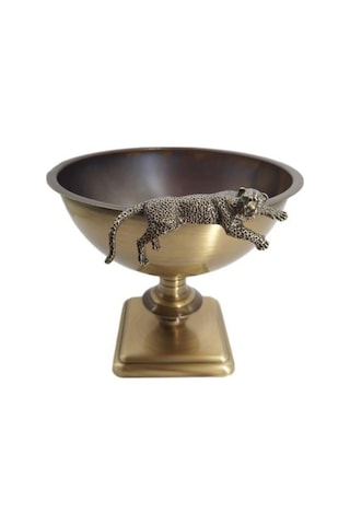 Crearthome Dekoratif Aksesuar Metal Kaplanlı Saksı Eskitme Szr-C1