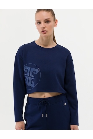 Pierre Cardin Kadın Lacivert Sweatshirt 50263679-vr033 Lacivert