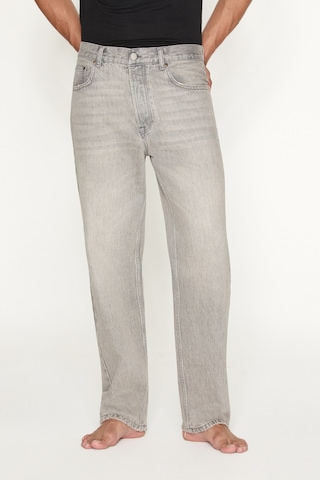 Grımelange Grimelange Carpe Erkek Straight Fit Gri Jeans Gri - Haki
