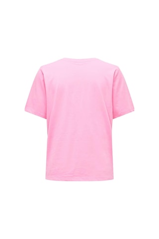 Only Kadın Basic Tişört Kısa Kollu, Rahat Kalıp Pembe