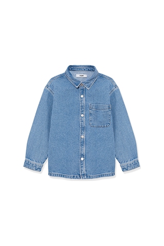 Mavi - Bob 90lar İndigo Mavisi Jean Gömlek 6210000-86709 Mavi