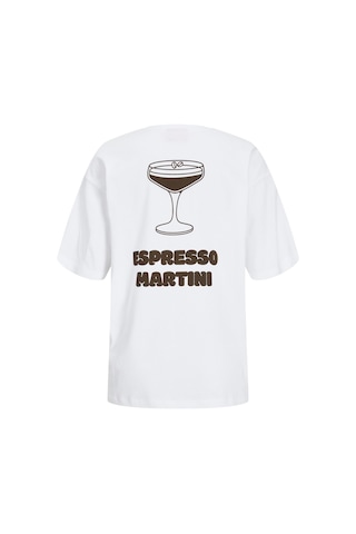 Jxebba Loose Ss Tee Jrs Beyaz Kahve