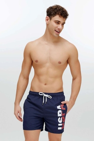 U.S. Polo Assn. Erkek Lacivert Orta Boy Deniz Şortu 22004 Lacivert